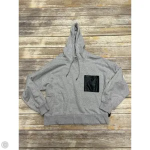 Sweatshirt Hoodie By Loft In Grey, Size: M Cozy Layer