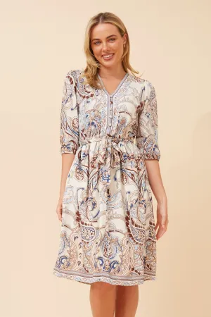RYA PAISLEY PRINT DRESS Comfortable Shorts