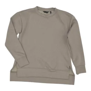 Simple Style Couple Look Athletic Sweatshirt Crewneck By Danskin In Tan, Size:Xs