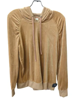 Classic Design Active Apparel Sweatshirt Hoodie By Jane And Delancey In Tan, Size: L