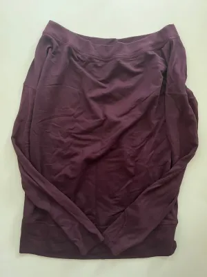 Easy Wash All weather Sweatshirt Crewneck By Athleta In Plum, Size: M