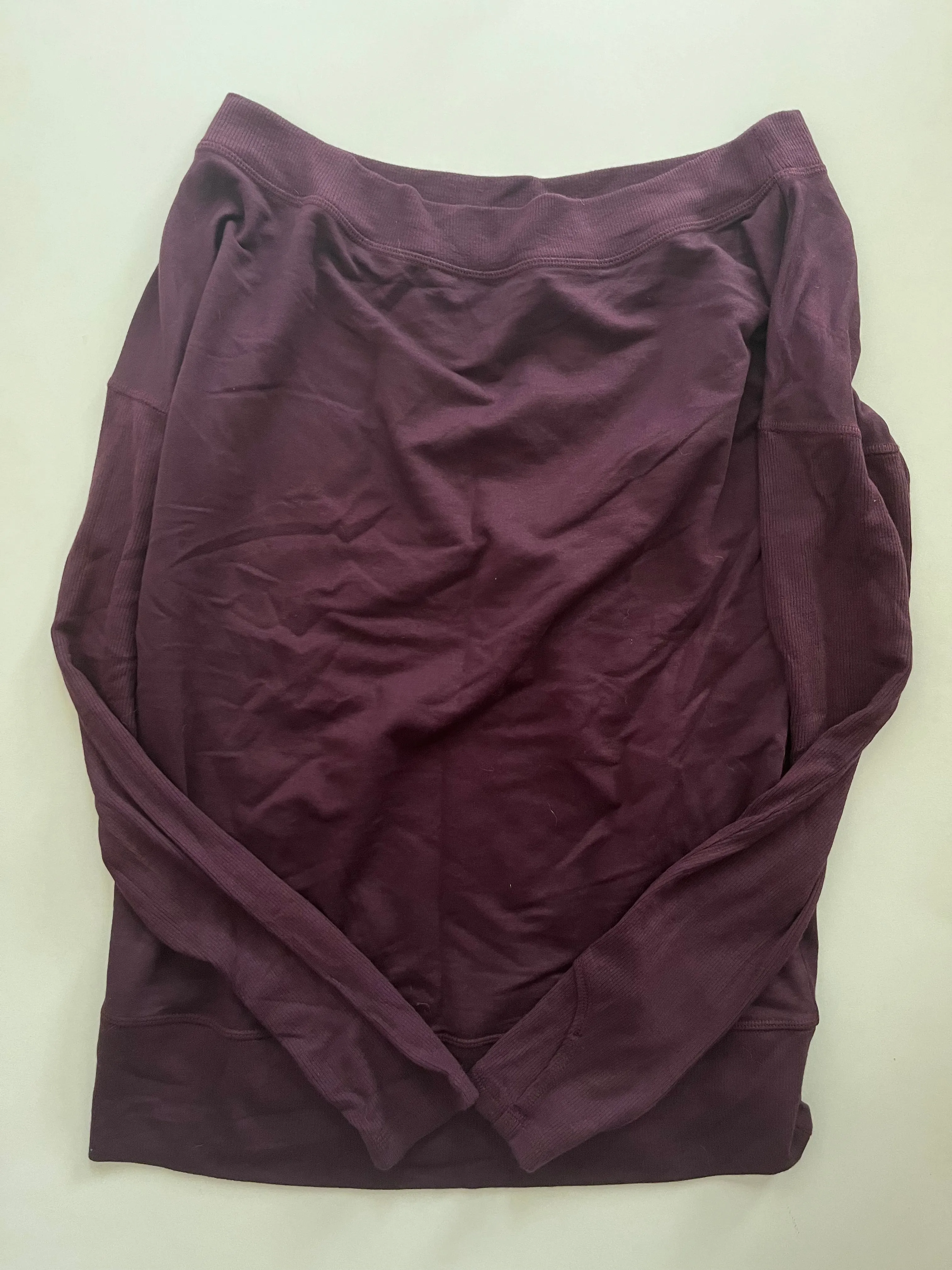 Easy Wash All weather Sweatshirt Crewneck By Athleta In Plum, Size: M