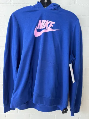 Athletic Sweatshirt Hoodie By Nike In Blue, Size: Xl Cloud Core