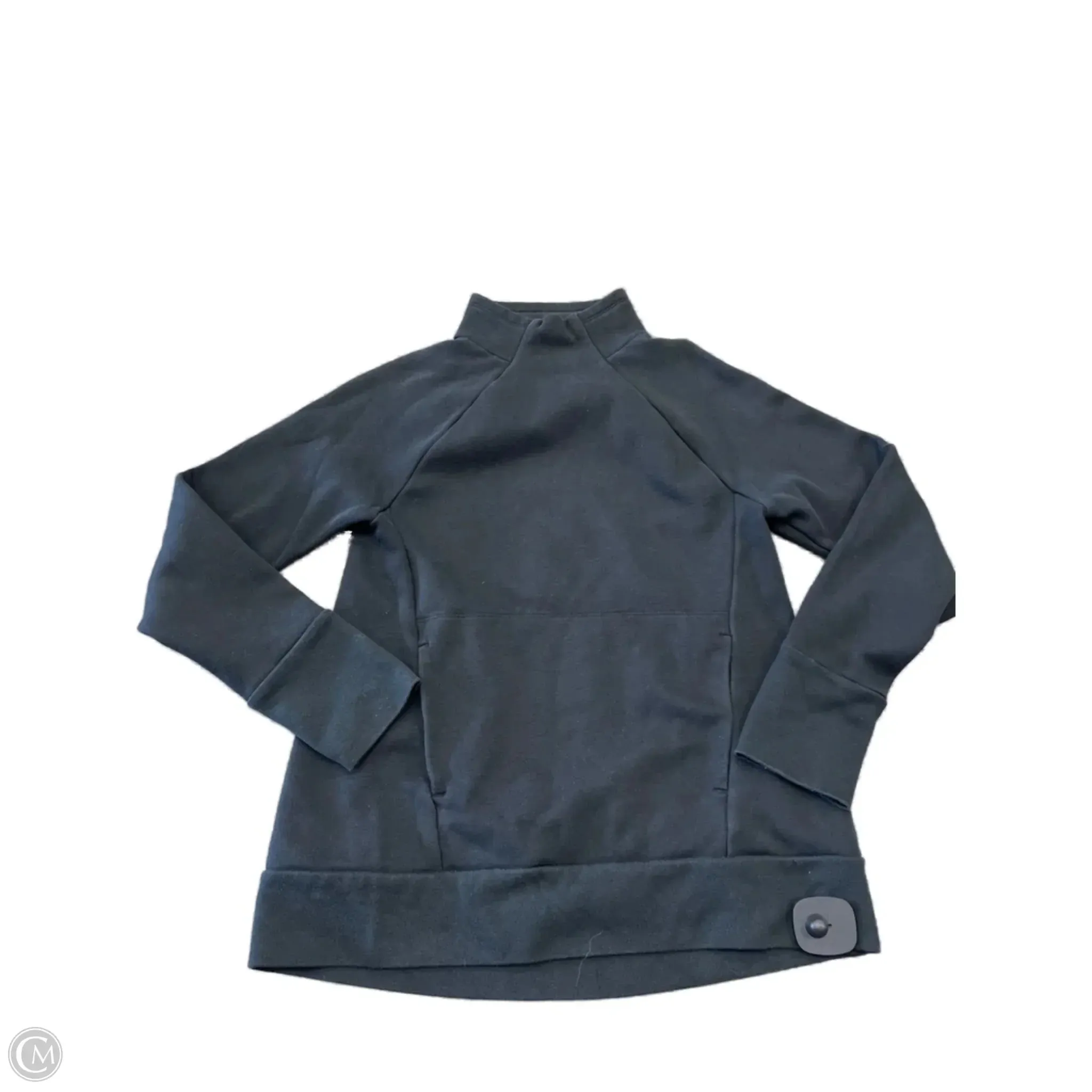 Athletic Sweatshirt Collar By Fabletics In Black, Size: Xs Tight Net EcoFriendlyDye