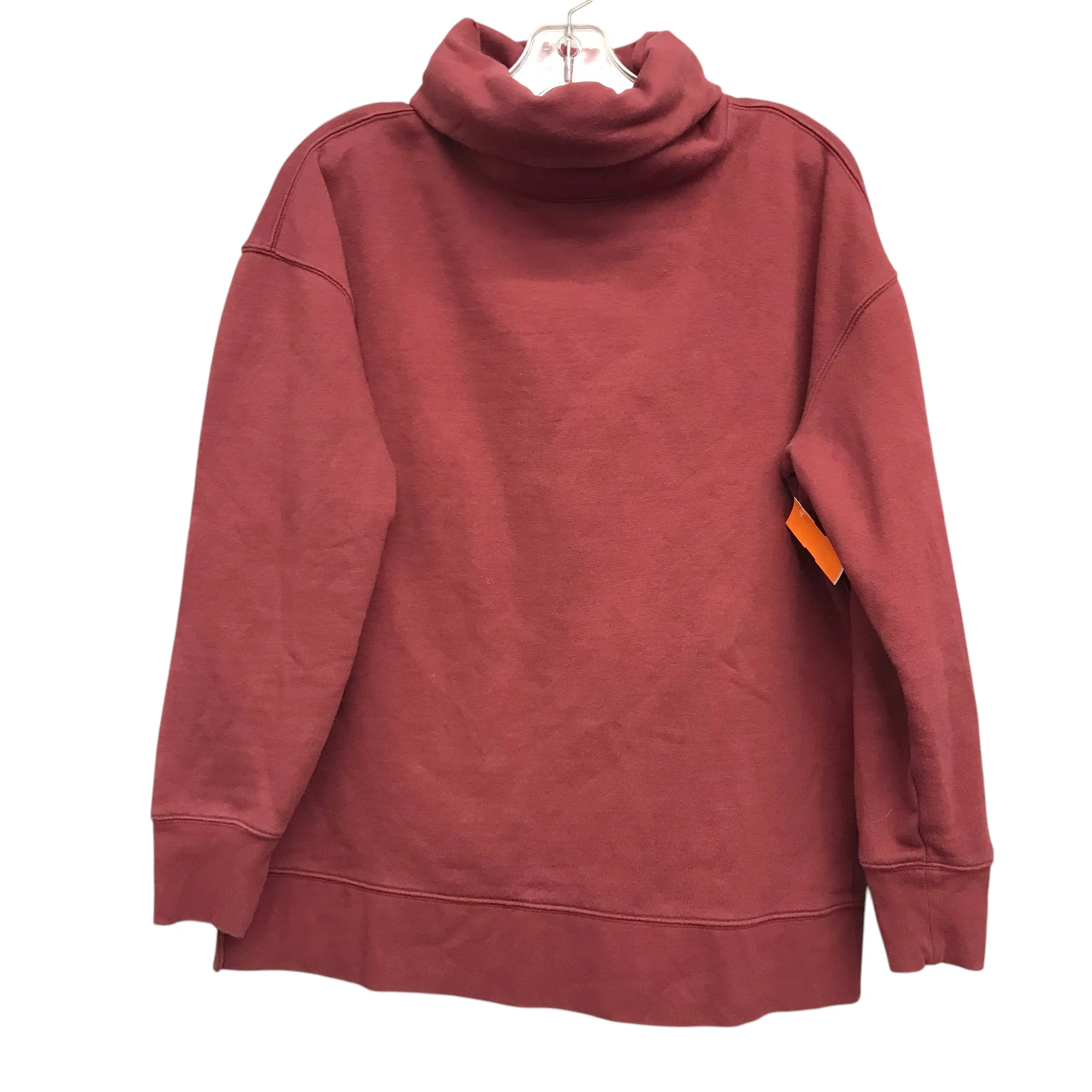 Sweatshirt Collar By Athleta In Red, Size:S LowMaintenanceMaterial Reinforced Stress Points