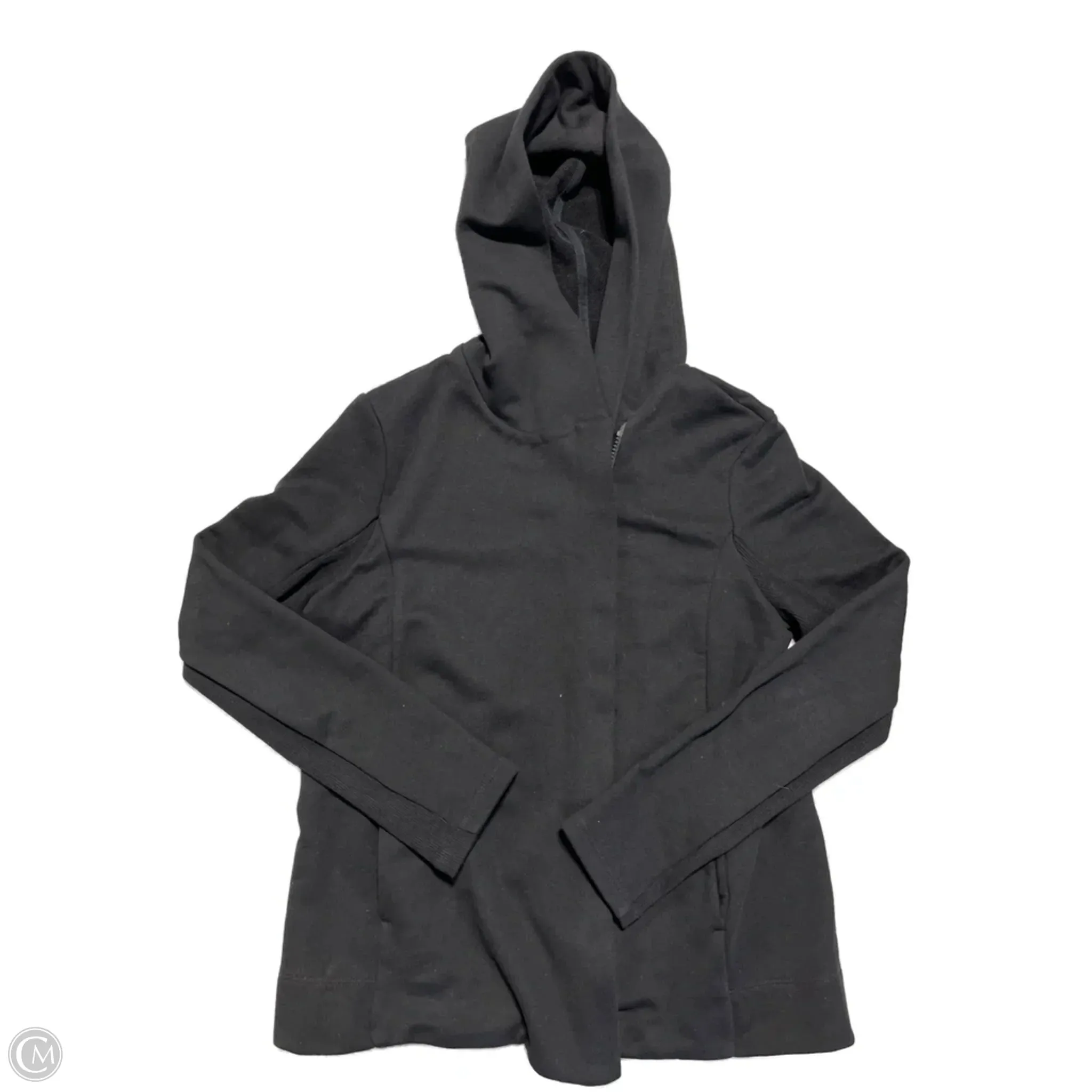Thermal Insulation Sun shield Sweatshirt Hoodie By James Perse In Black, Size: L