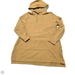 SnagFree Fabric Fashion Accessory Sweatshirt Hoodie By Joan Rivers In Tan, Size: Xl