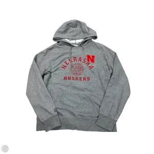 Athletic Sweatshirt Hoodie By JANSPORT In Grey, Size: M Comfortable Sleep