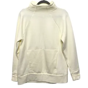 Athletic Sweatshirt Collar By Fabletics In Cream, Size:S Sporty Design Cozy Pajama Set
