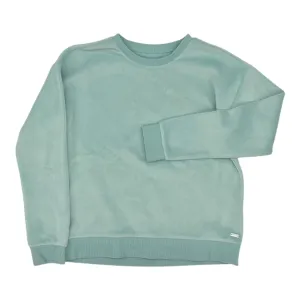 UniversalFit Sweatshirt Crewneck By Marc Fisher In Aqua, Size:L