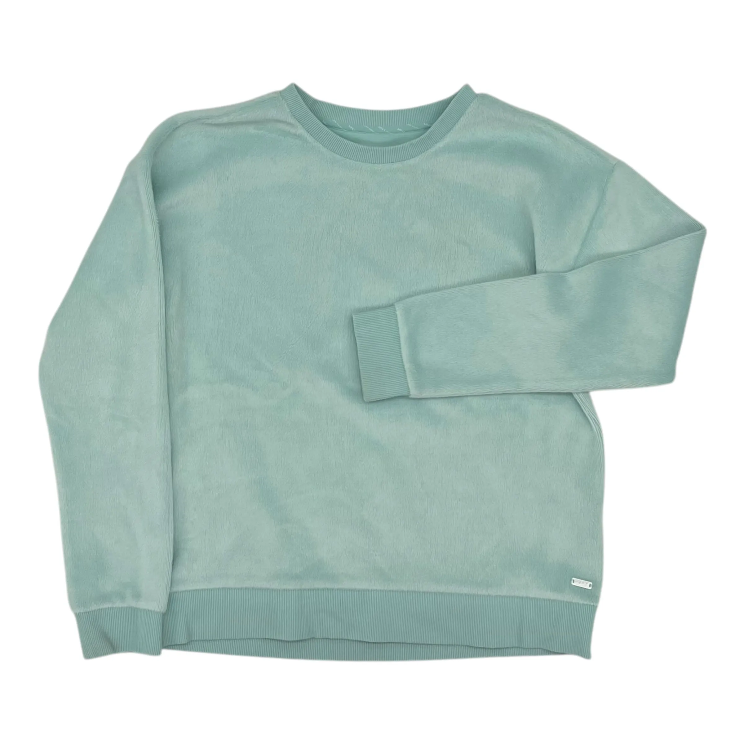 UniversalFit Sweatshirt Crewneck By Marc Fisher In Aqua, Size:L