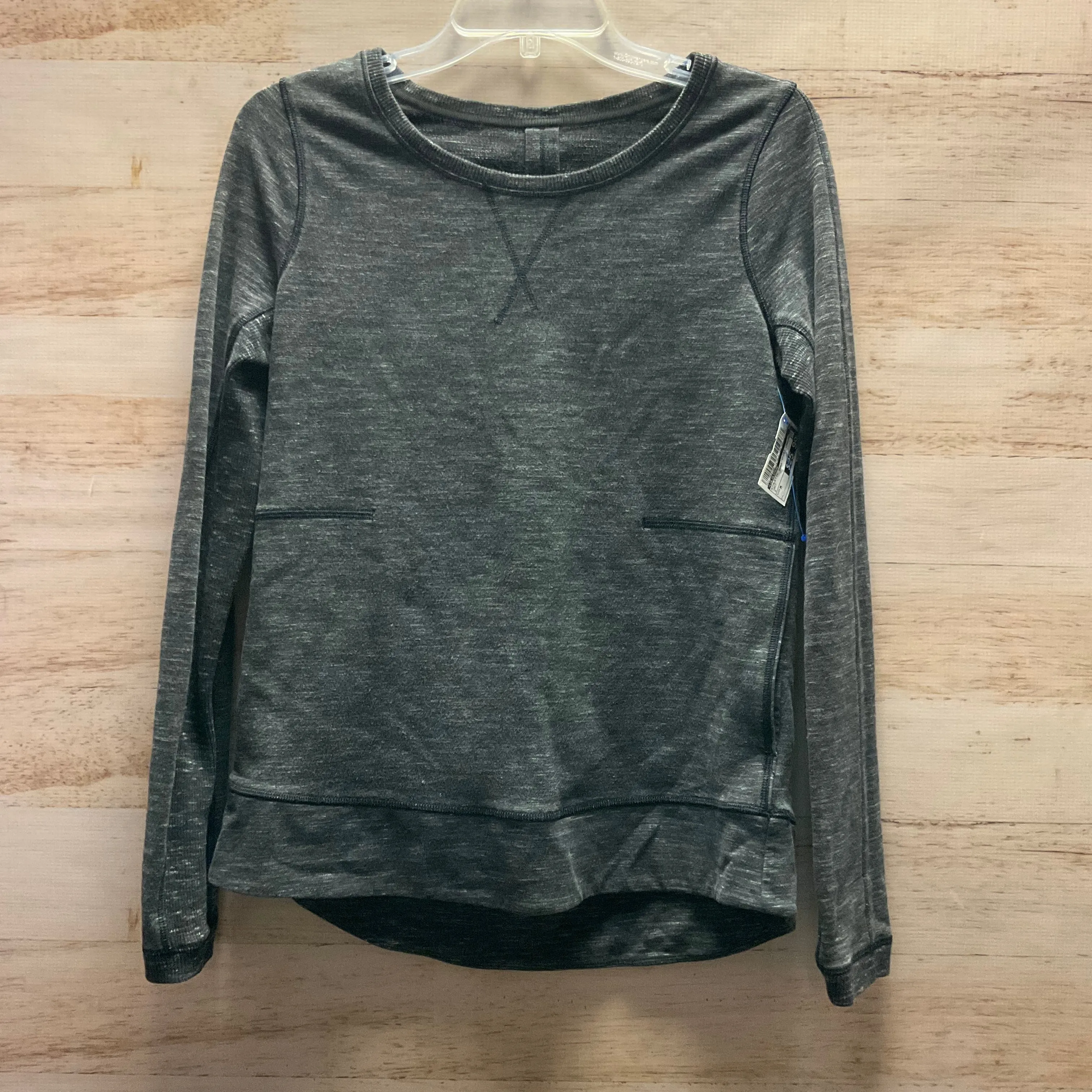 Athletic Sweatshirt Crewneck By Lululemon In Grey, Size: M Athletic Hoodie