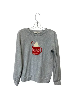Comfortable Layer Sweatshirt Crewneck By Loft In Grey, Size: Xs