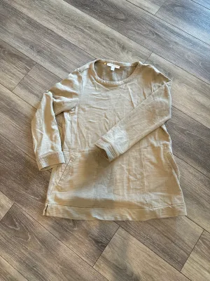 Craft Soul Slim Fit Jeans Sweatshirt Crewneck By Pure Jill In Tan, Size: Xs