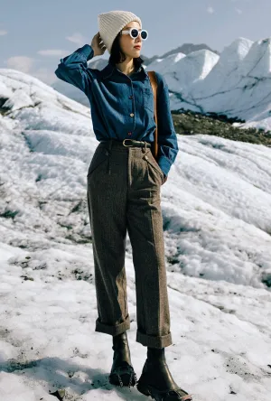 Street Fest Reign Wool Pants - Brownstone