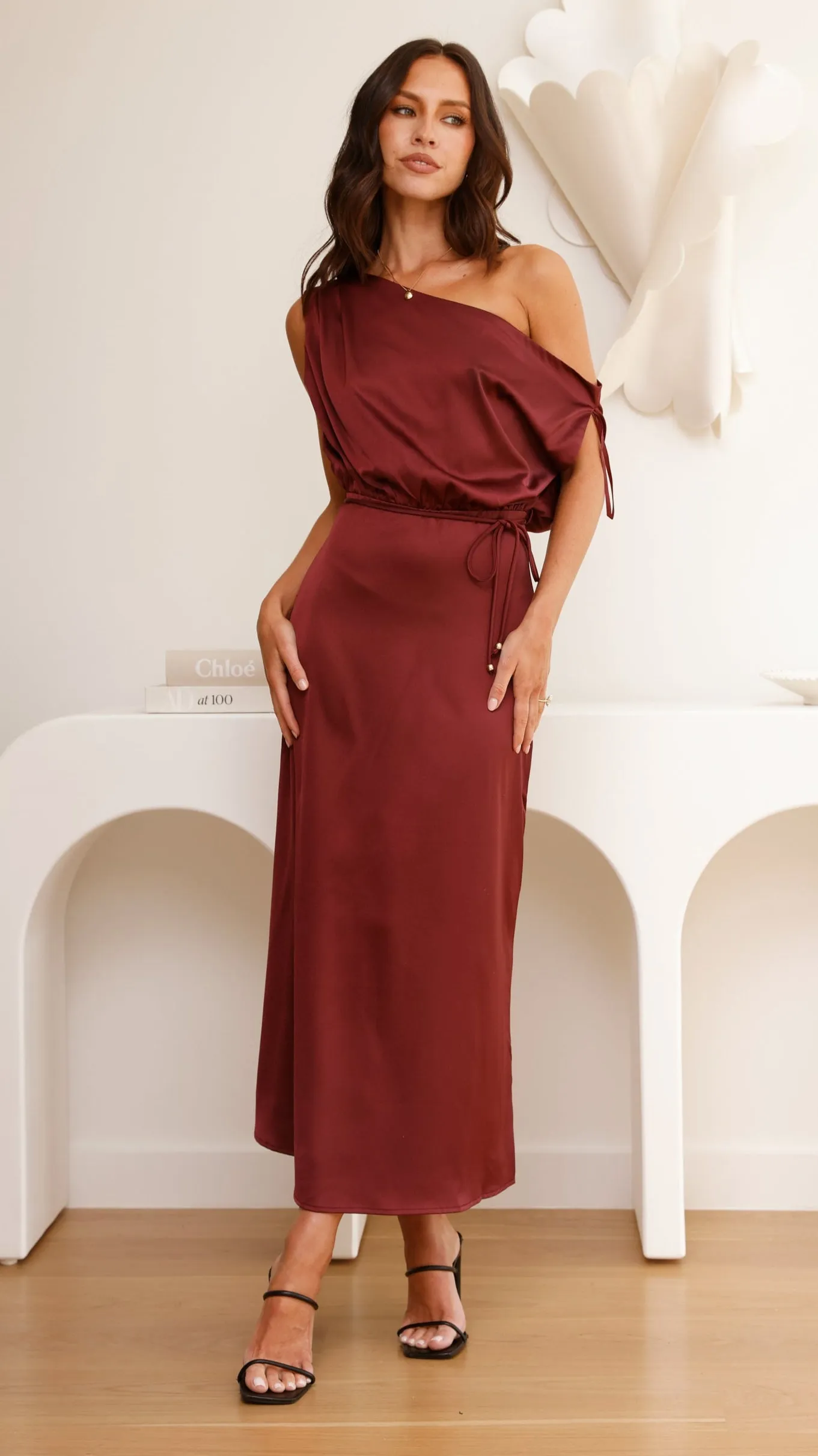 Prudence Maxi Dress - Wine Star Sky