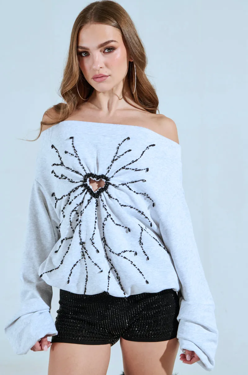 TOO MUCH LOVE TO GIVE SWEATSHIRT Soft Wearable Athleisure Wear