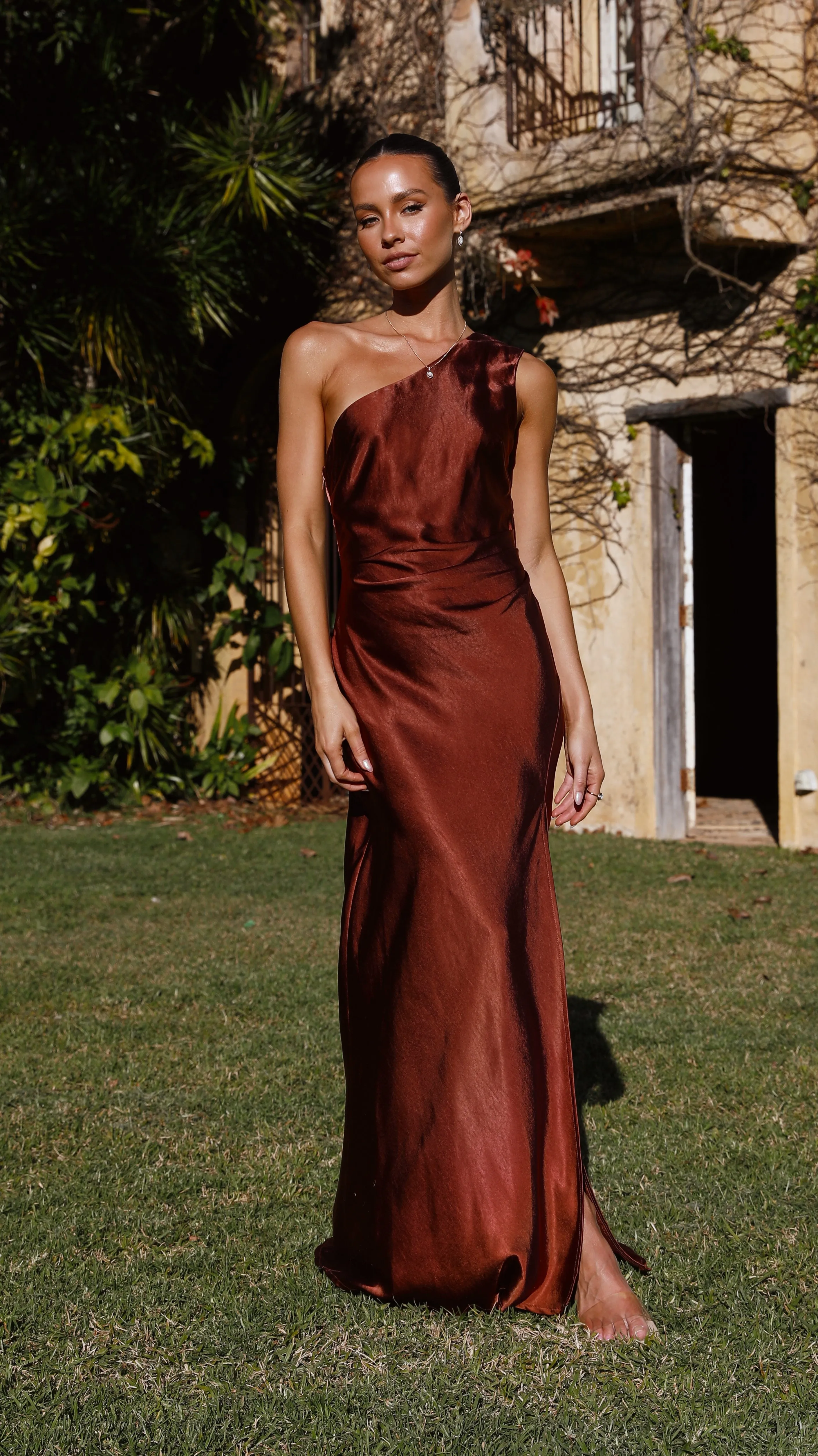 Tree Arch Victoria Maxi Dress - Rust