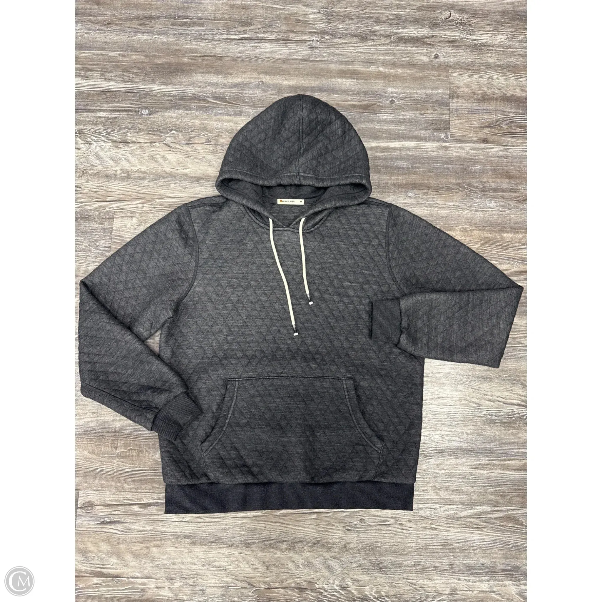 Sweatshirt Hoodie By Marine Layer In Grey, Size: M Summer Wear Casual Outfit