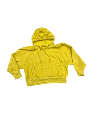 Sweatshirt Hoodie By Old Navy In Yellow, Size: Xxs Active Look DurableBlend