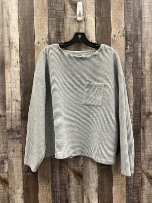 Winter Accessories Silk Glow Sweatshirt Crewneck By A New Day In Grey, Size: M