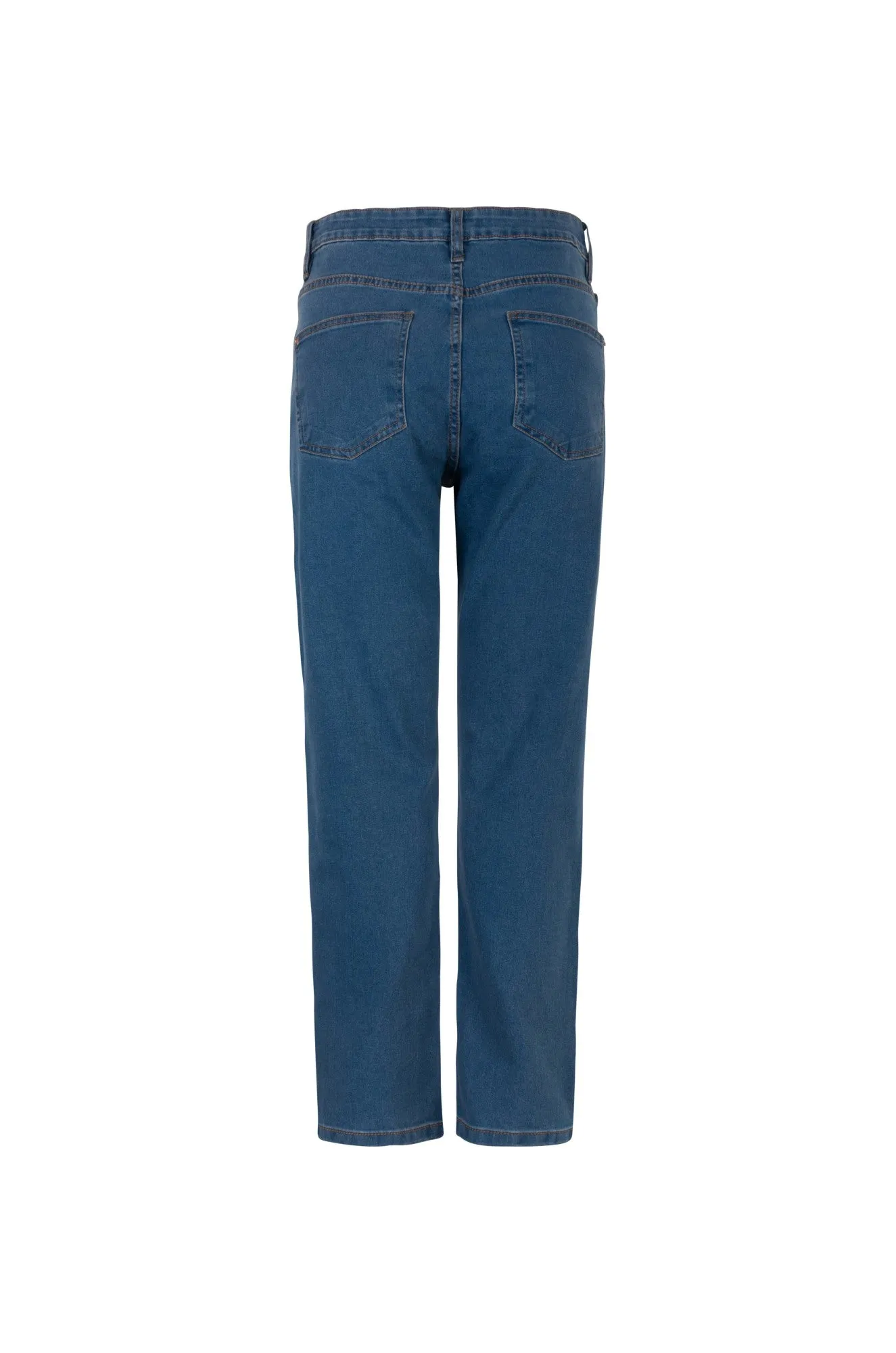 Travel Outfit Mom fit Wonder Denim Regular Jeans | MID INDIGO | 6624B1