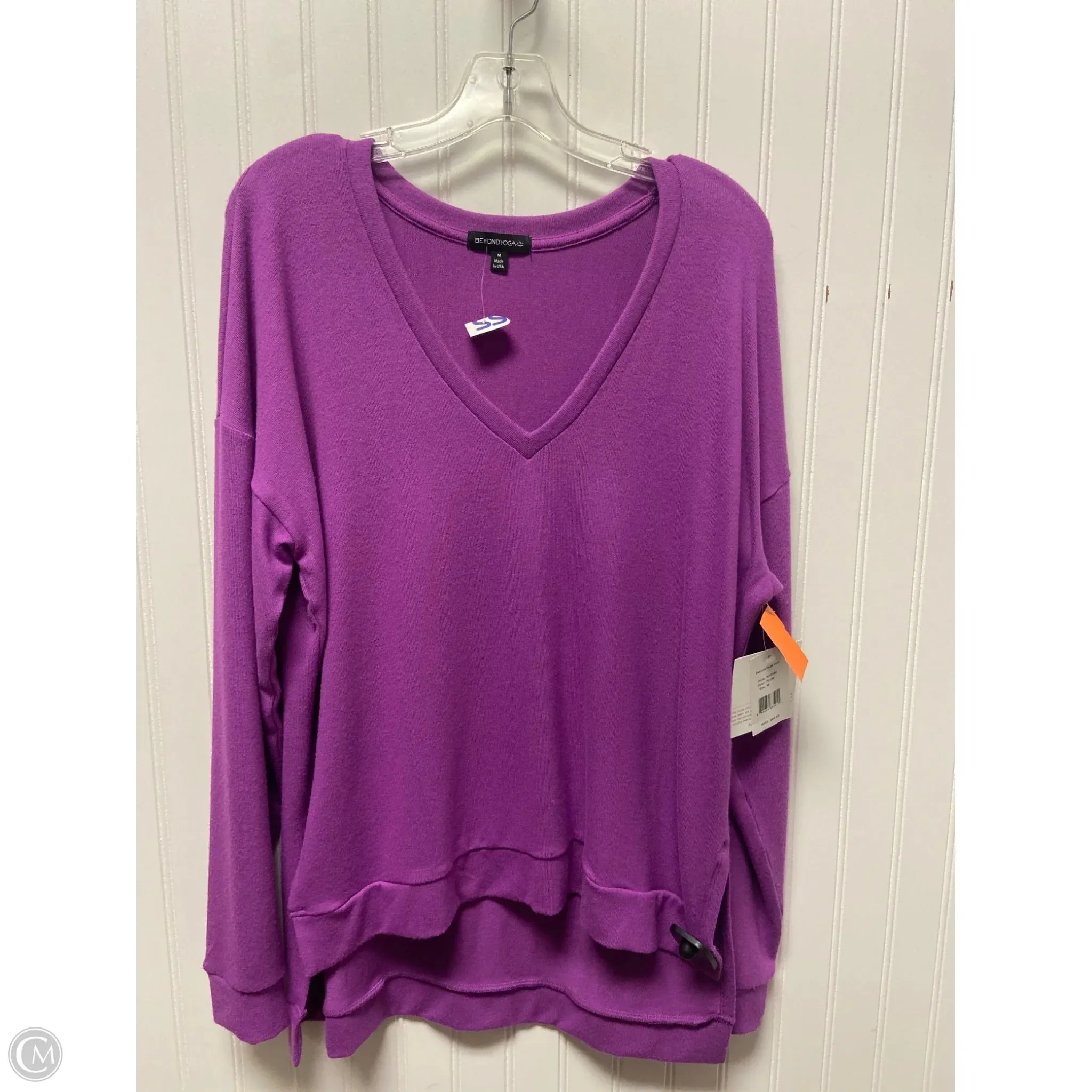 Warm Fit Athletic Sweatshirt Crewneck By Beyond Yoga In Purple, Size: M