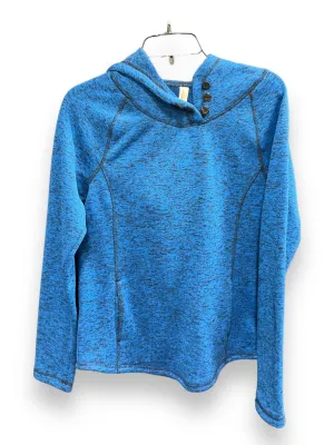 Tropical Glow Ocean Glow Blue Athletic Sweatshirt Hoodie Exertek, Size S