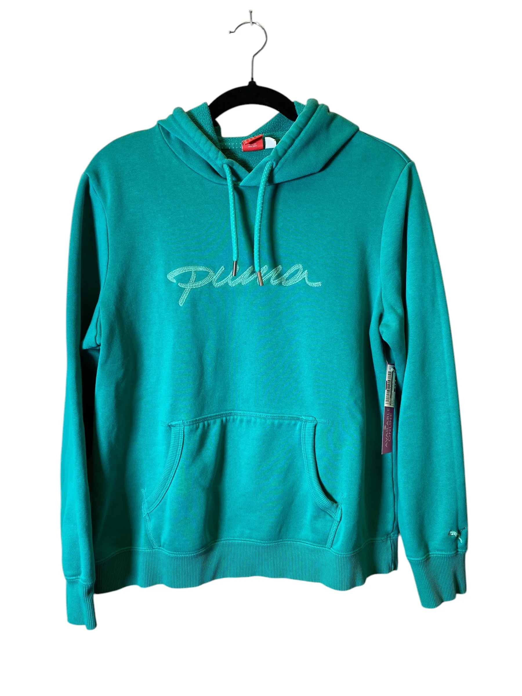 Sweatshirt Hoodie By Puma In Teal, Size: Xl Metro Mode HighVisibility Trim