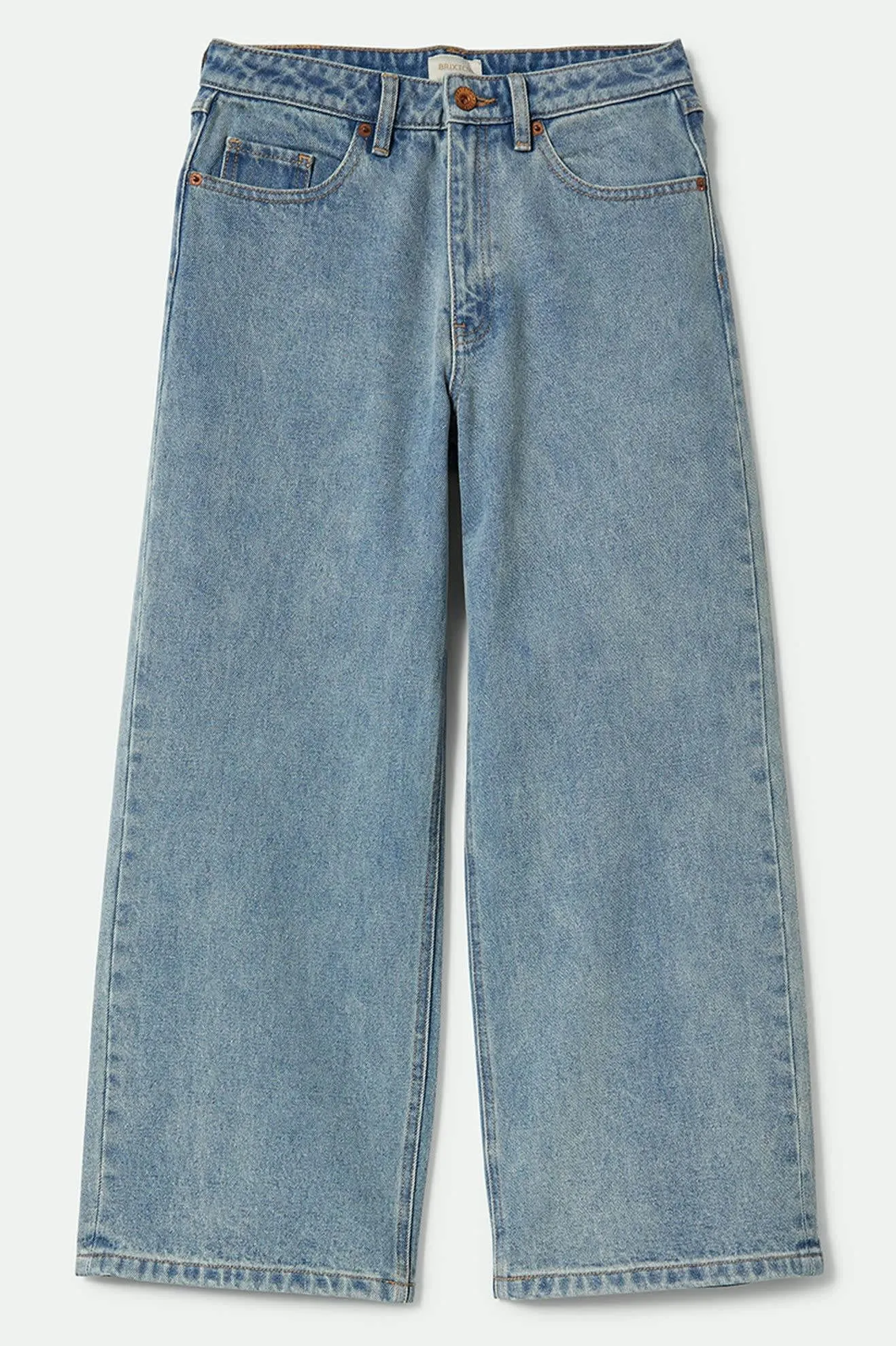 Anti Chafe Lining Margo Cropped 5-Pocket Pant - Light Denim