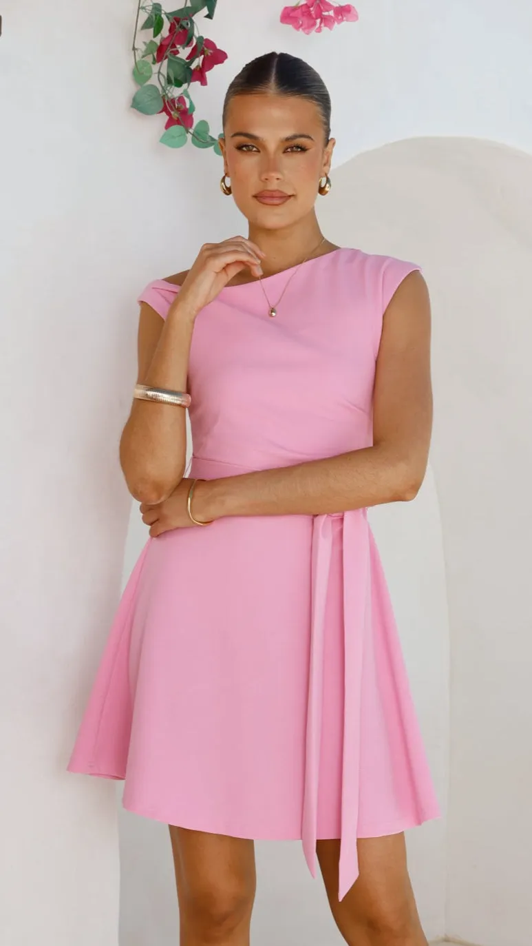 Light and breezy mini Gem Mini Dress - Pink