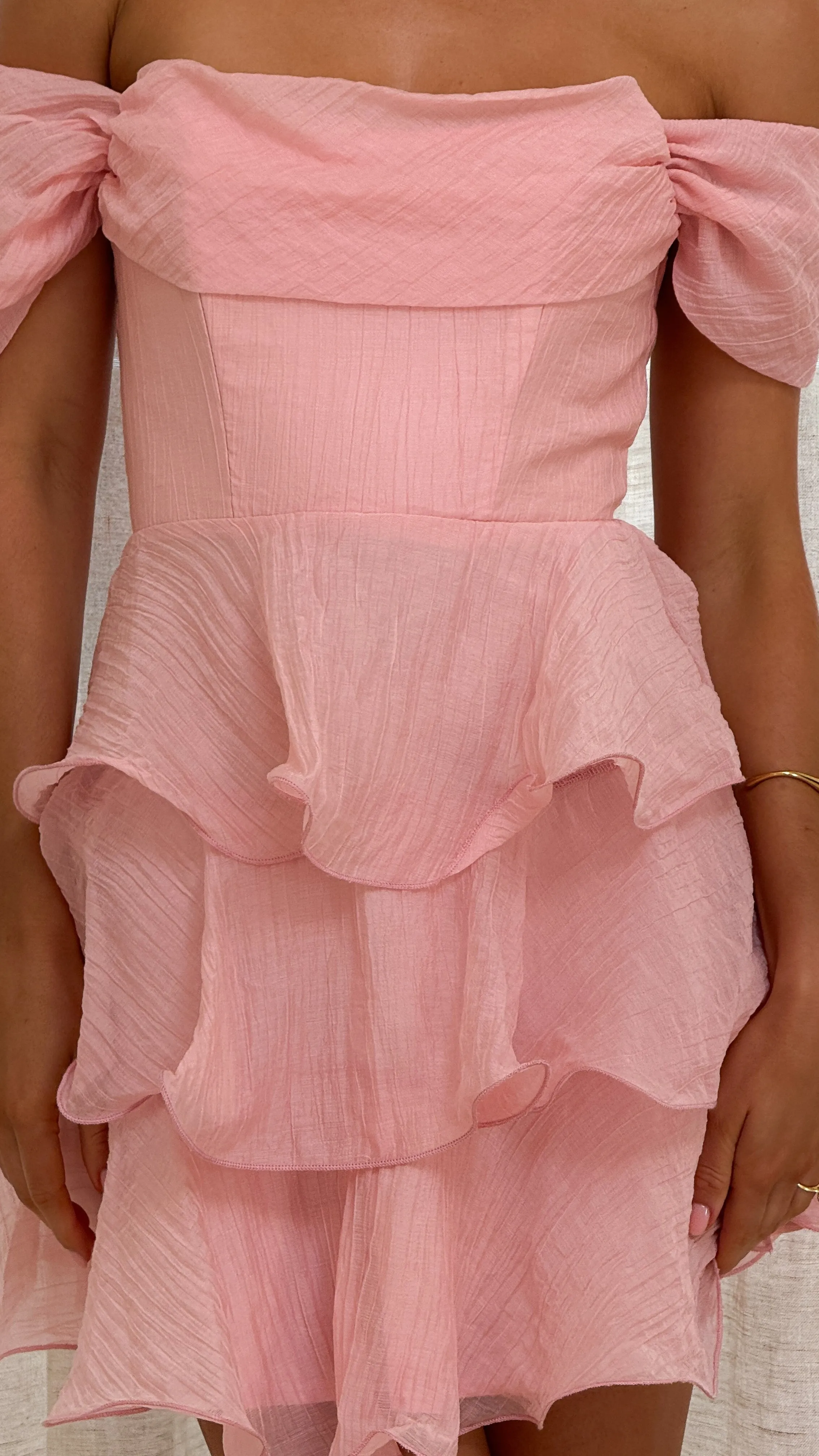 Fun statement mini Smart Casual Style Lanelle Mini Dress - Pink