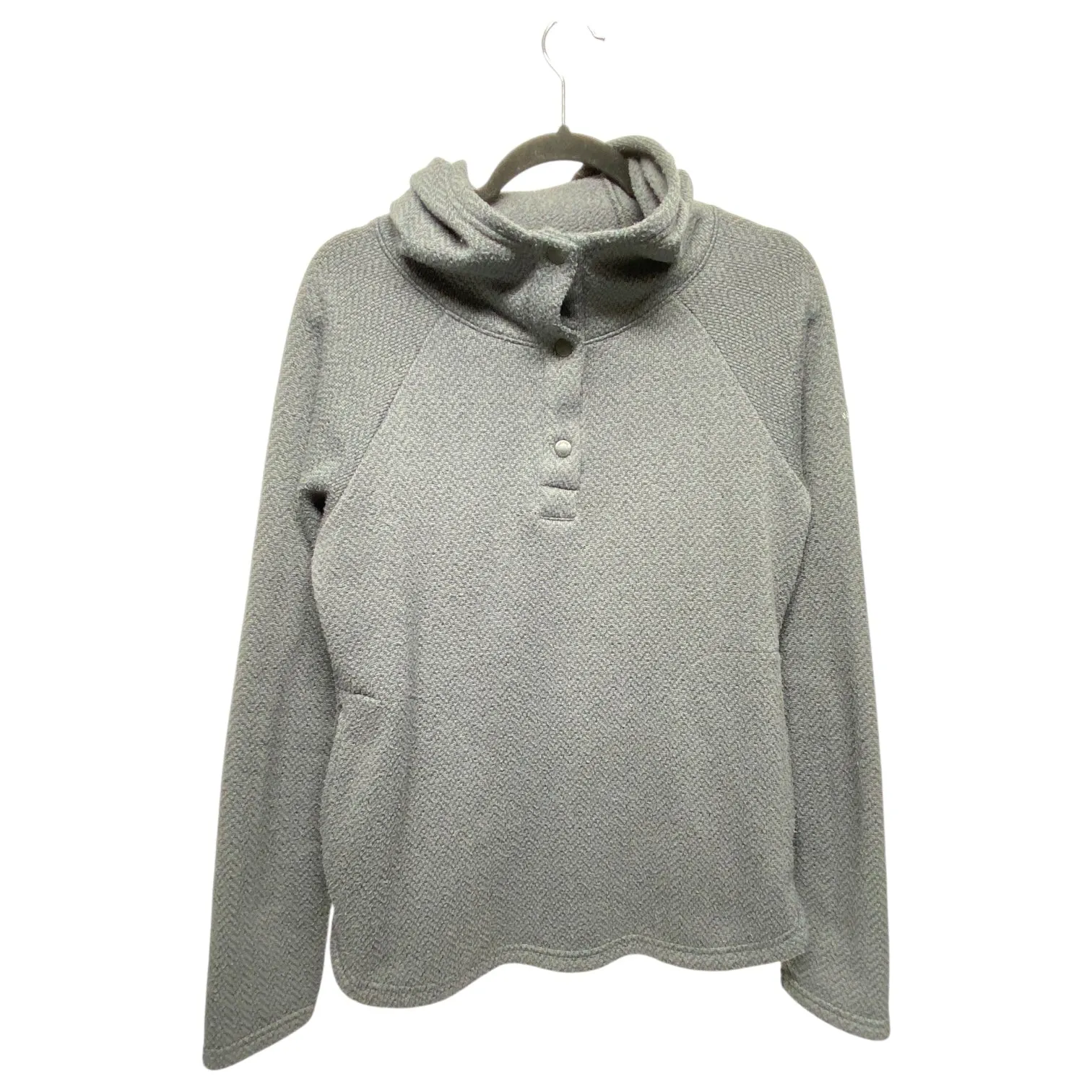 Sweatshirt Hoodie By Columbia In Grey, Size: M Day Glow