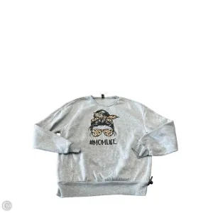 Rush Mode EcoFriendlyProduction Sweatshirt Crewneck By Shein In Grey, Size: M