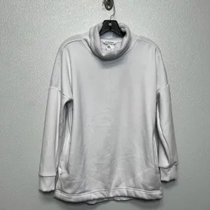 CrossBackStructure DoubleLayered Collar Sweatshirt Crewneck By Workshop In White, Size: S