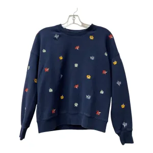 Sweatshirt Crewneck By Madewell In Blue, Size:S AllDayComfort Calm Tone