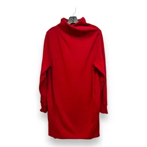 Long tunic Sweatshirt Collar By Athleta In Red, Size: L Simple Style
