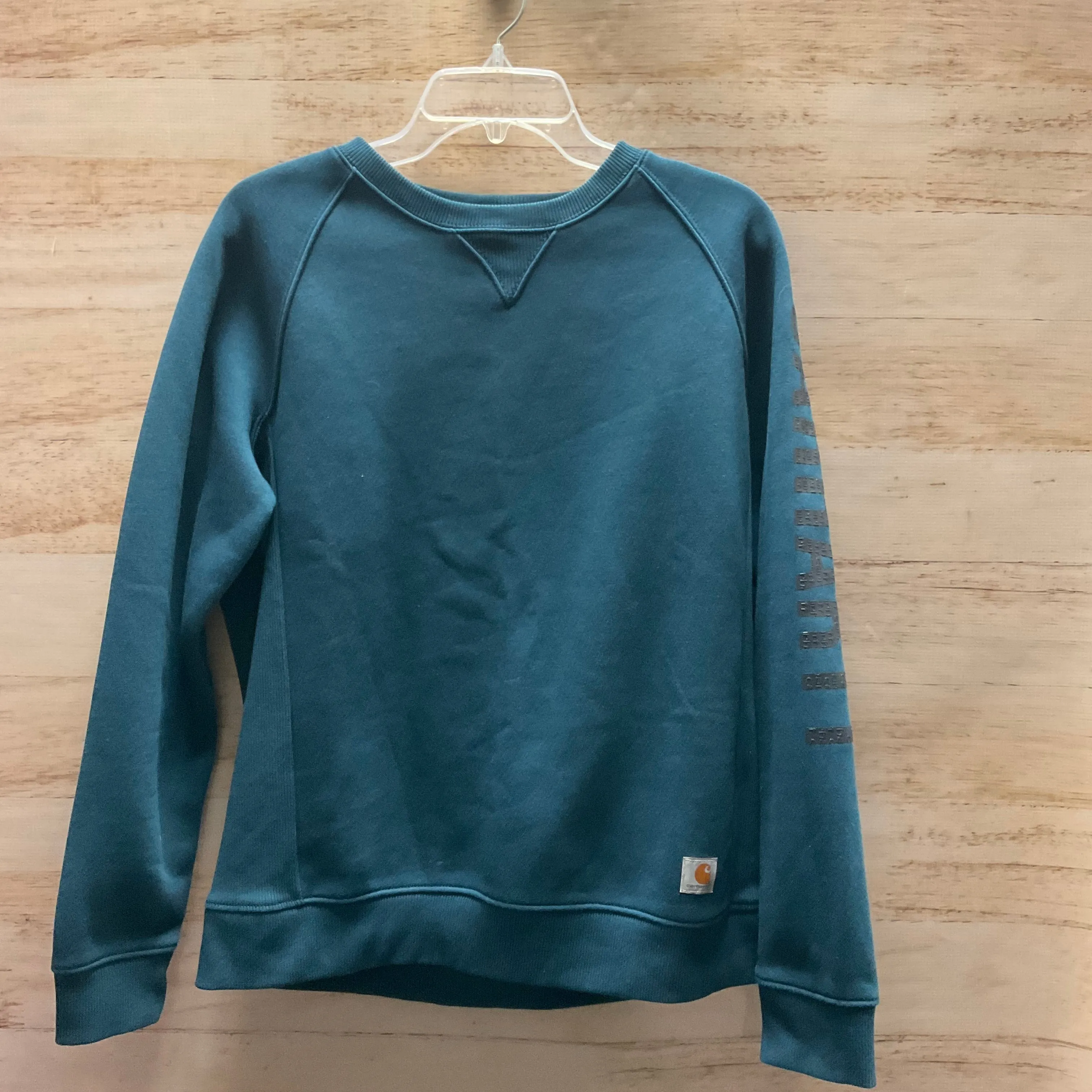 AbrasionFreeZone Sweatshirt Crewneck By Carhartt In Blue, Size: L