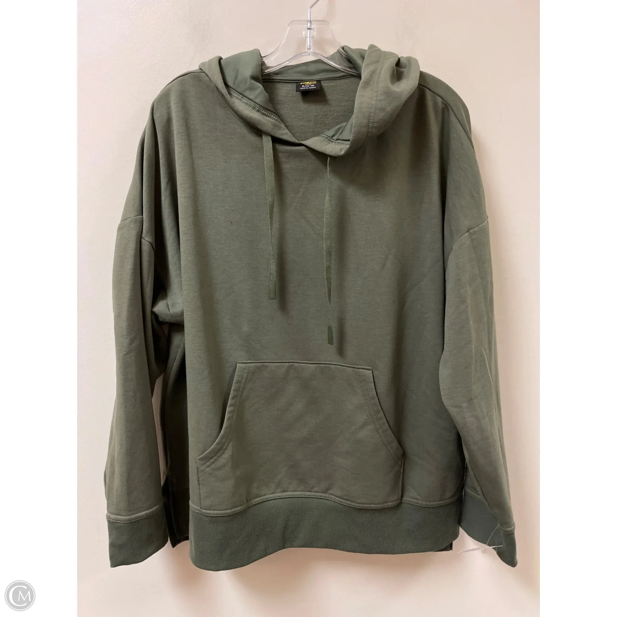 Athletic Sweatshirt Hoodie By Athletic Works In Green, Size: Xl Serene Ease MoistureManagementSystem