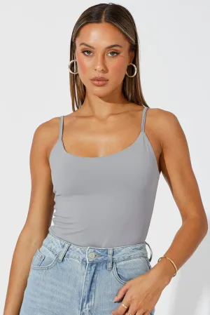Tough Core Grey Singlet Bodysuit