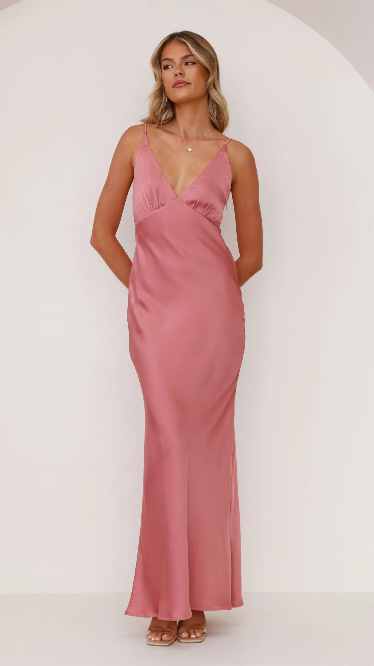Ziah Maxi Dress - Baked Rose Classic bohemian-inspired dress