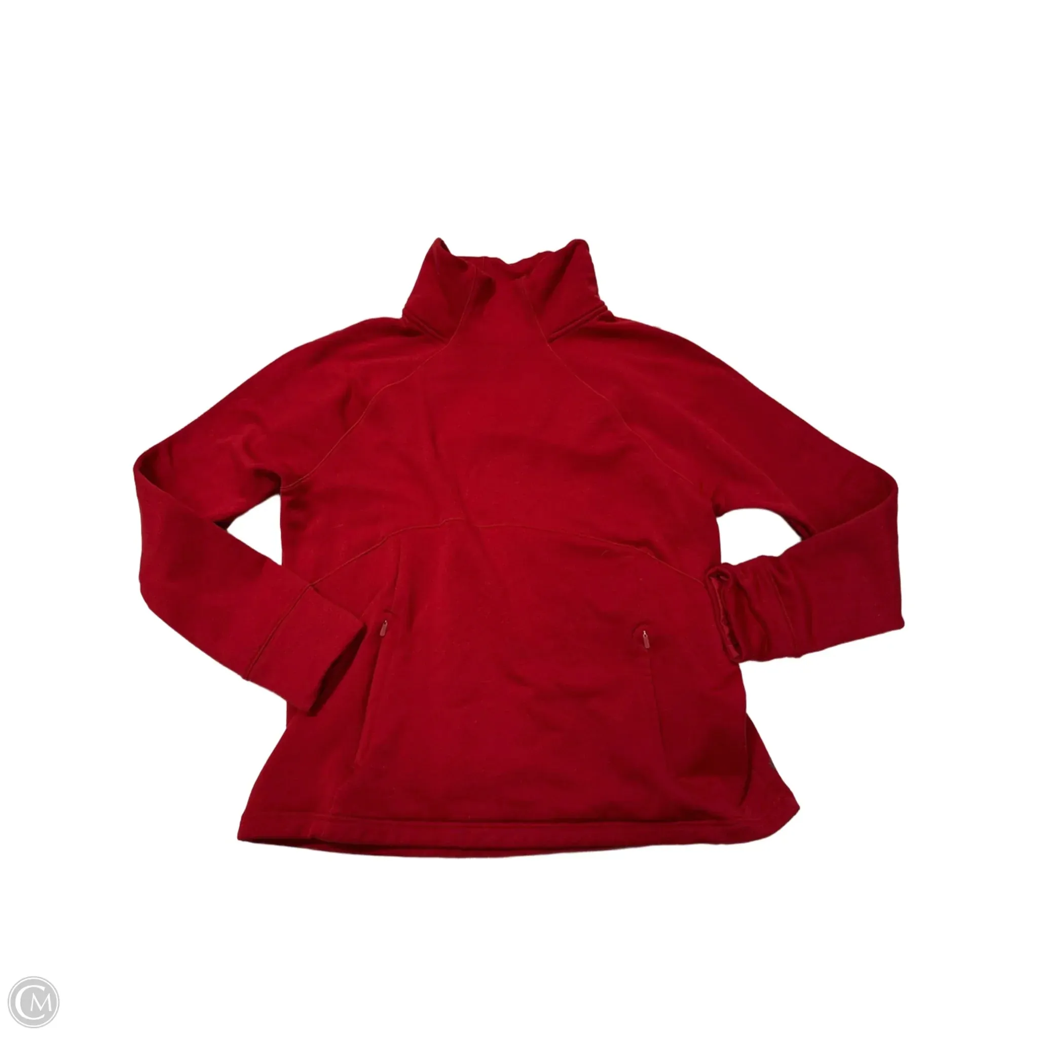 Earth Glow Athletic Sweatshirt Collar By Athleta In Red, Size: Xl
