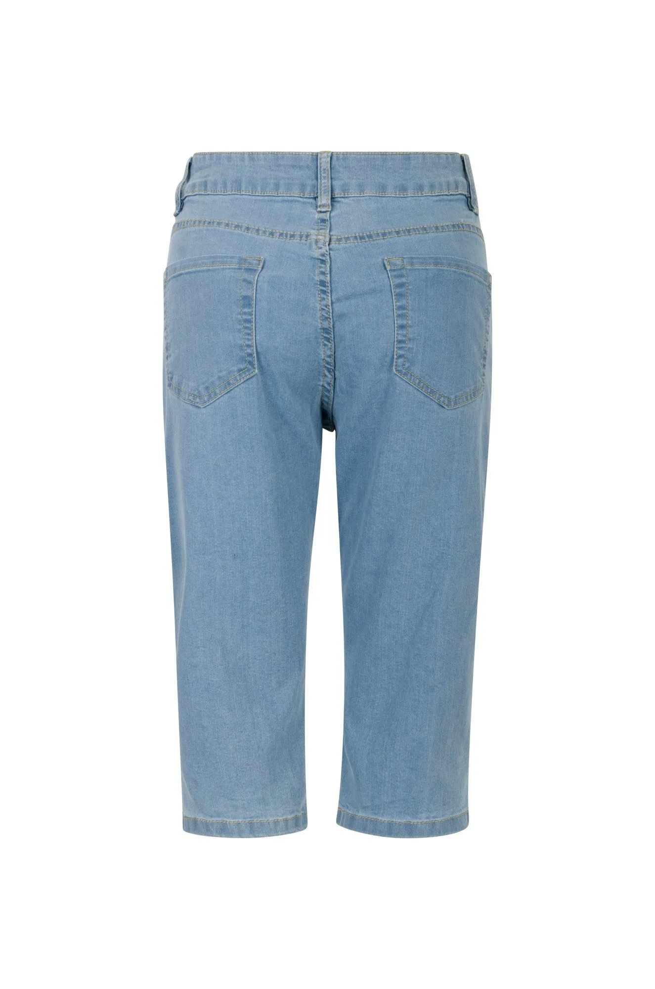 Twin Lakes Below Knee Jeans | LIGHT INDIGO | 6503A1 All Day Comfort Design Minimalist Styling