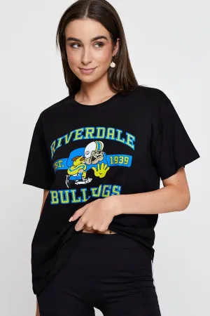 Black Vintage T-Shirt Short Sleeve Future Edge