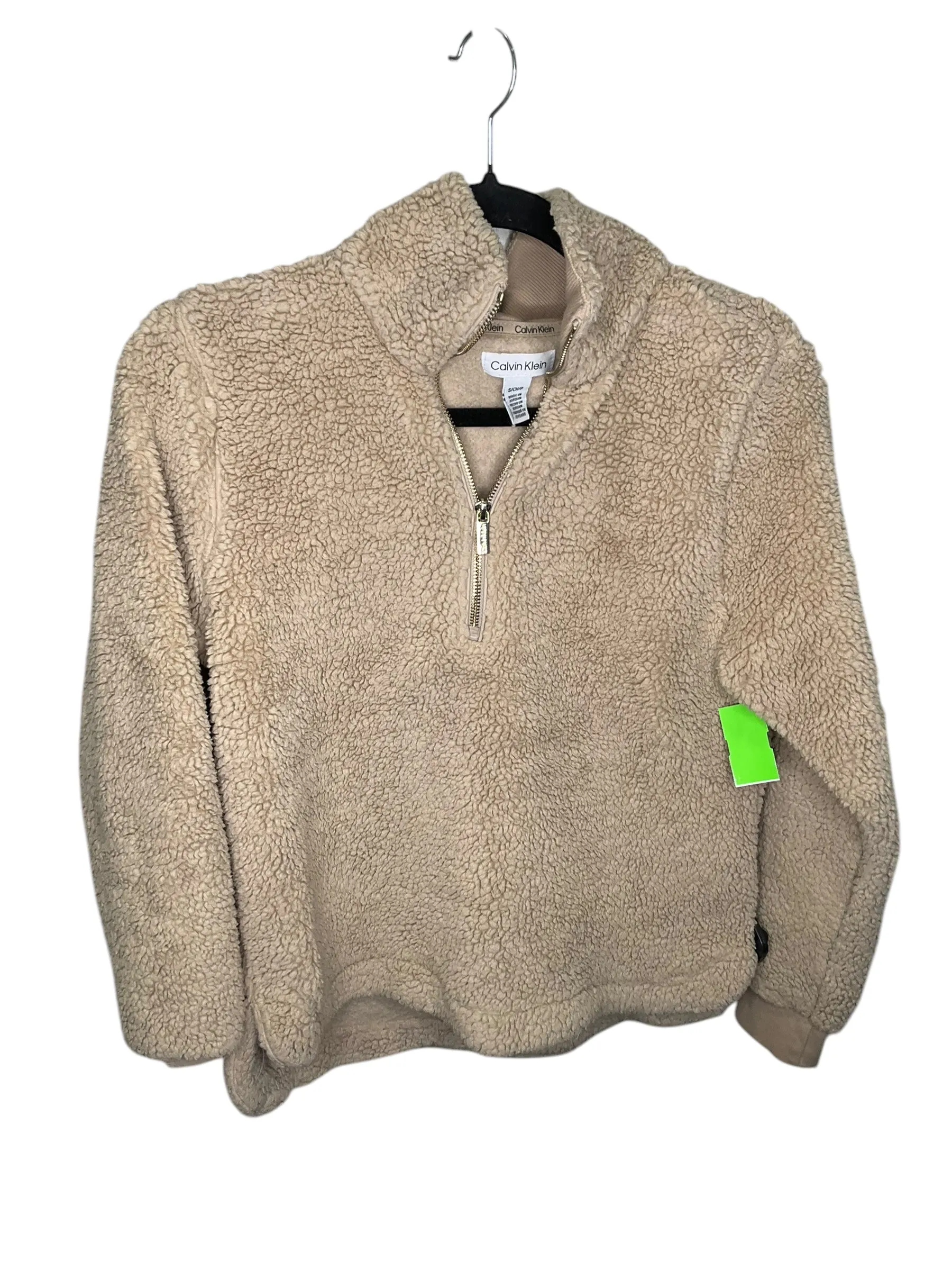 Sustainable production Sweatshirt Collar By Calvin Klein In Brown, Size: S