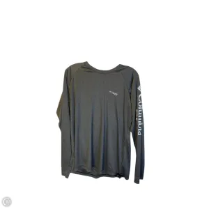 Vintage Style Denim Cool Athletic Sweatshirt Crewneck By Columbia In Grey, Size: Xl