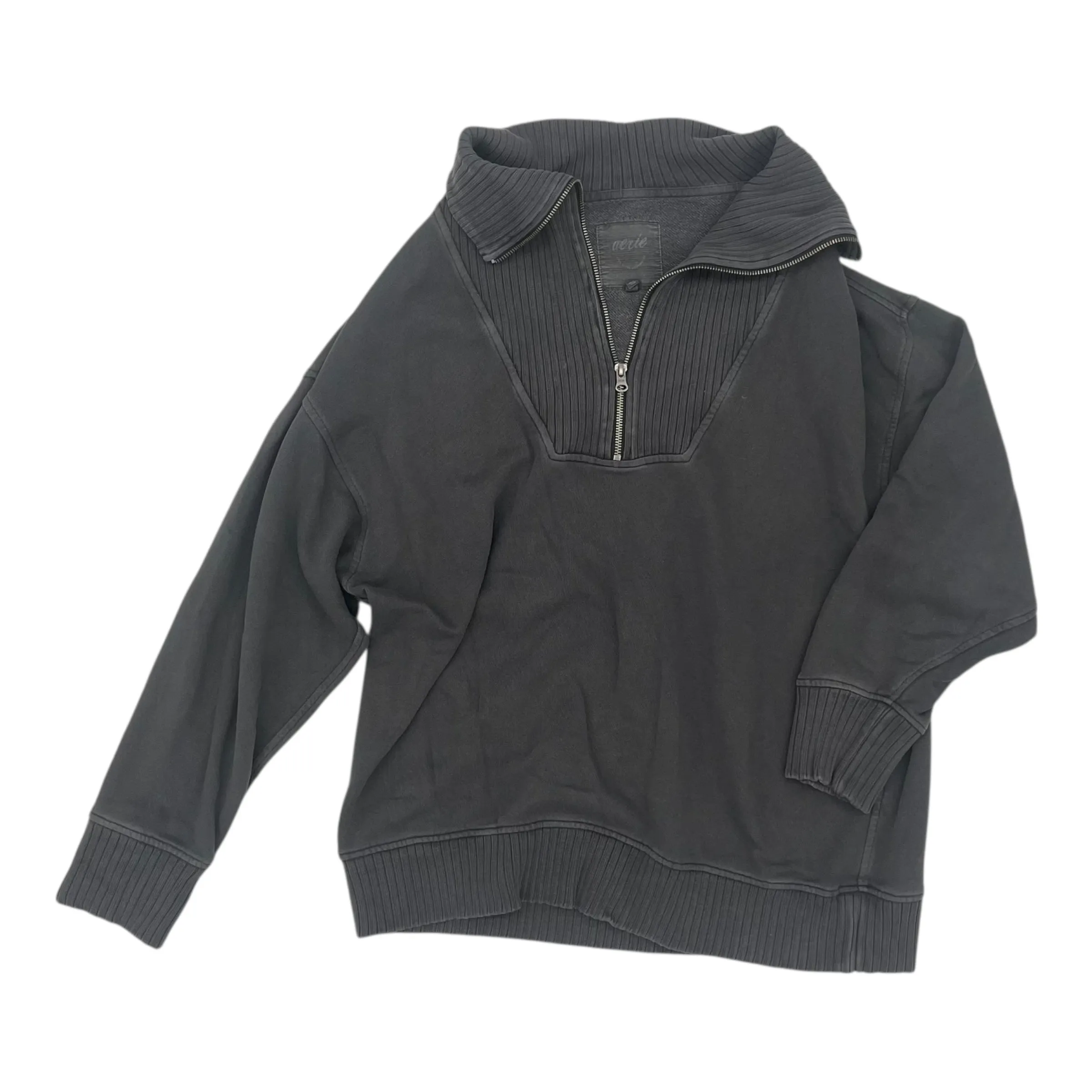 Sweatshirt Collar By Aerie In Grey, Size:M Cold Weather Star Mood