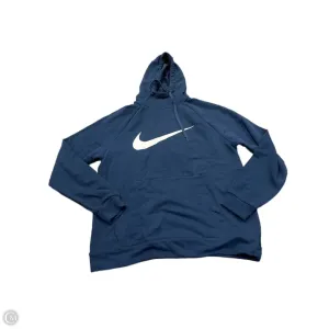 Sweatshirt Hoodie By Nike In Navy, Size: M Modern Fashion TearResistant Fabric