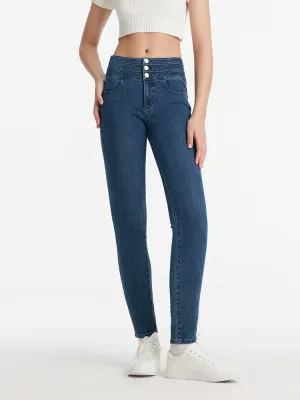 Denim Sheath High-Waisted Women Jeans Traveler Gear Smart Casual