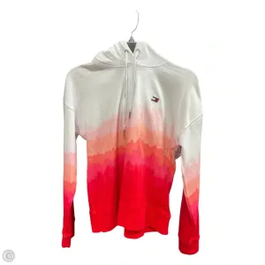 Athletic Sweatshirt Crewneck By Tommy Hilfiger In Red & White, Size: S FadeResistant Color